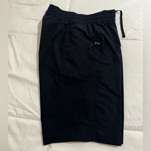 NWOT- Gradual swim shorts Men's Black Elastic Waist .